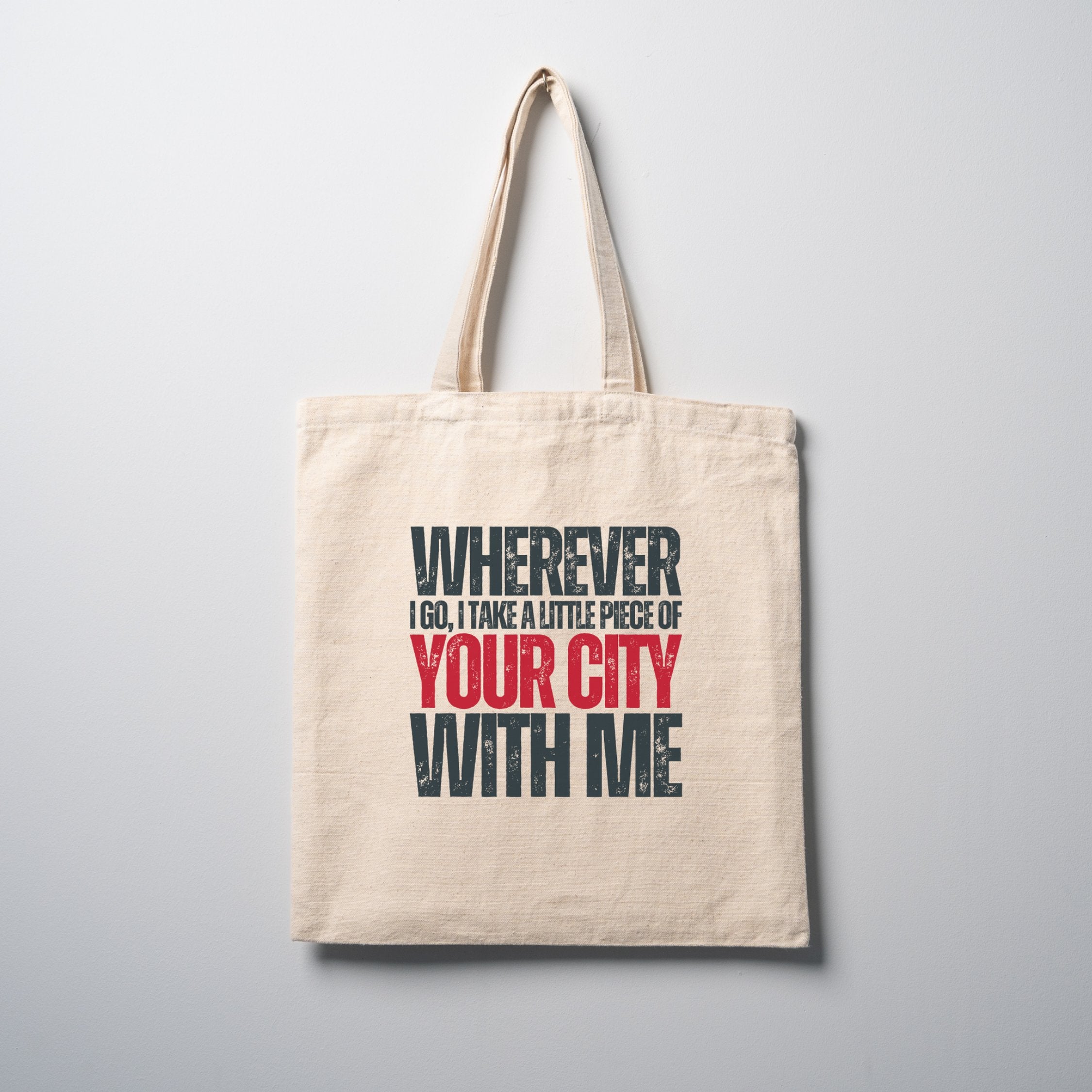 Custom tote bag city collection