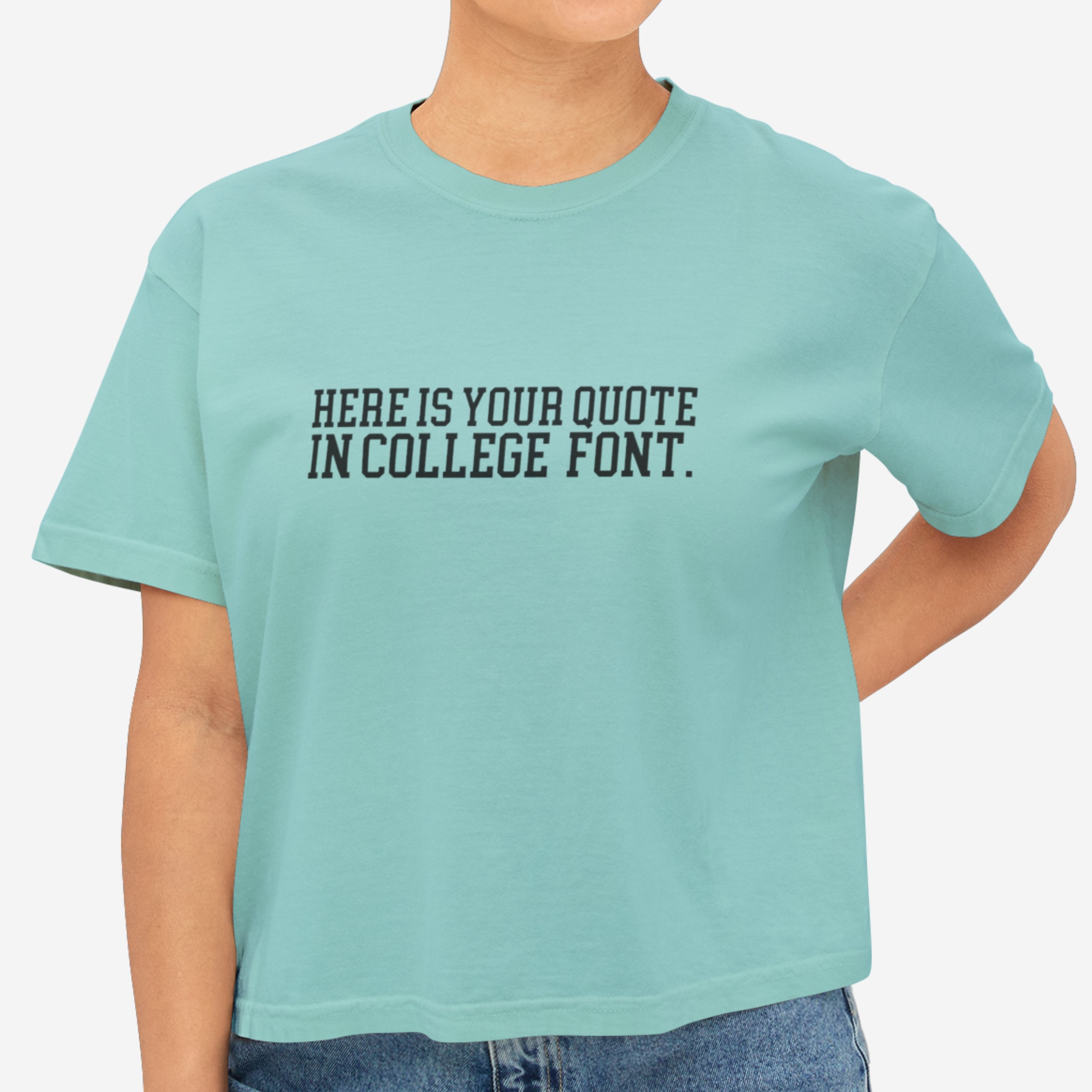 Custom Boxy Shirts