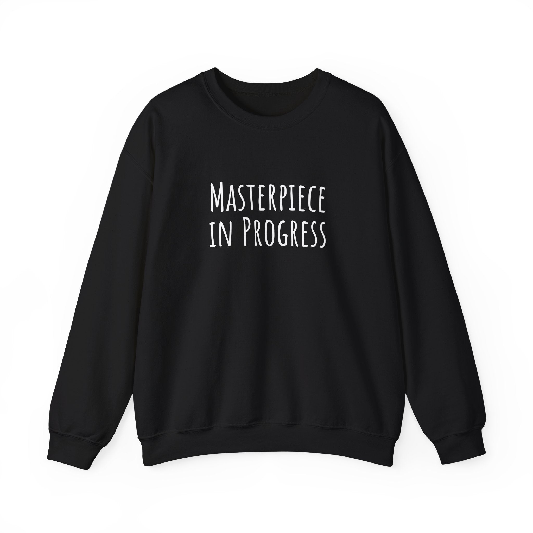 Unisex Artist Sweatshirt | Masterpiece in Progress | Art Pun Series Gift - Mythos Design