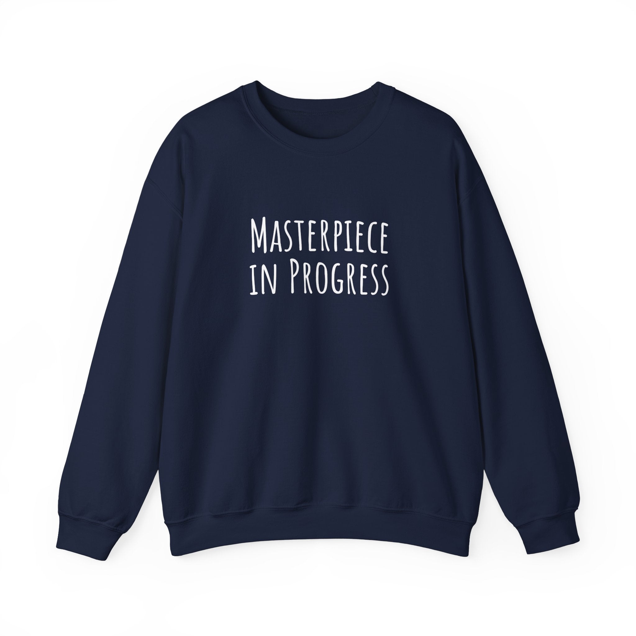 Unisex Artist Sweatshirt | Masterpiece in Progress | Art Pun Series Gift - Mythos Design