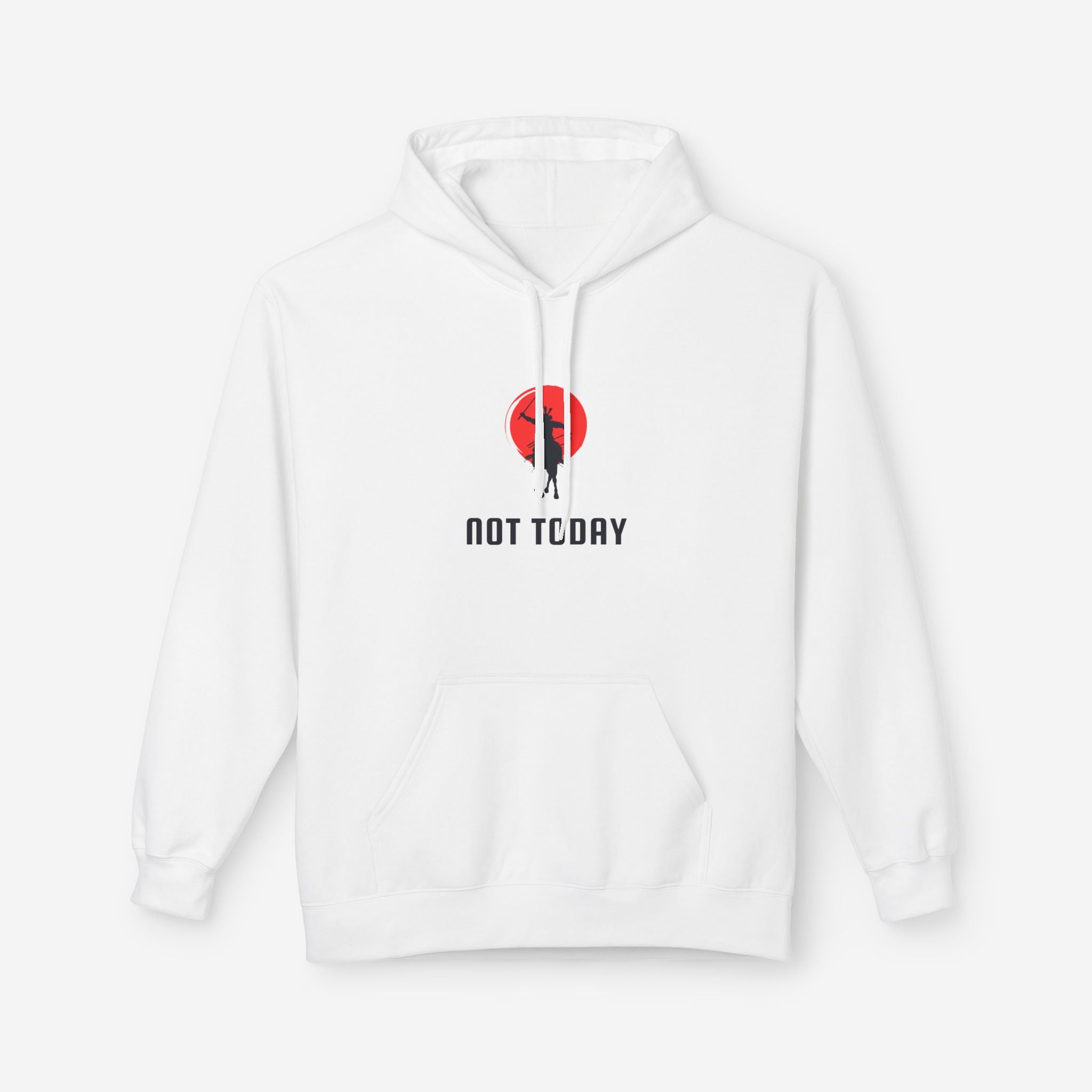 Not Today Hoodie, Ronin Rider | Samurai Horseback Sweatshirt - Mythos Design