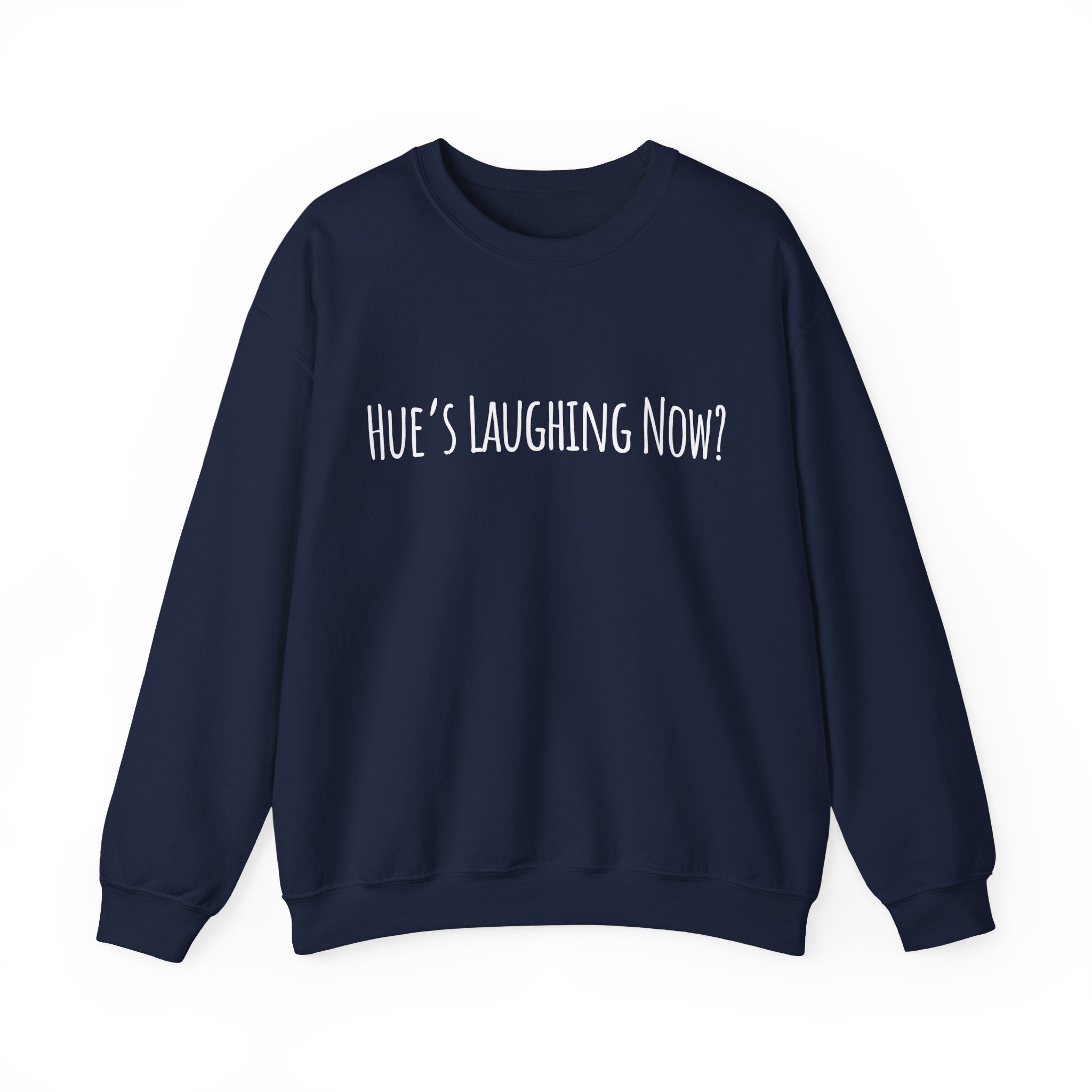 Unisex Artist Sweatshirt | Hue's Laughing Now? | Art Pun Series Gift - Mythos Design