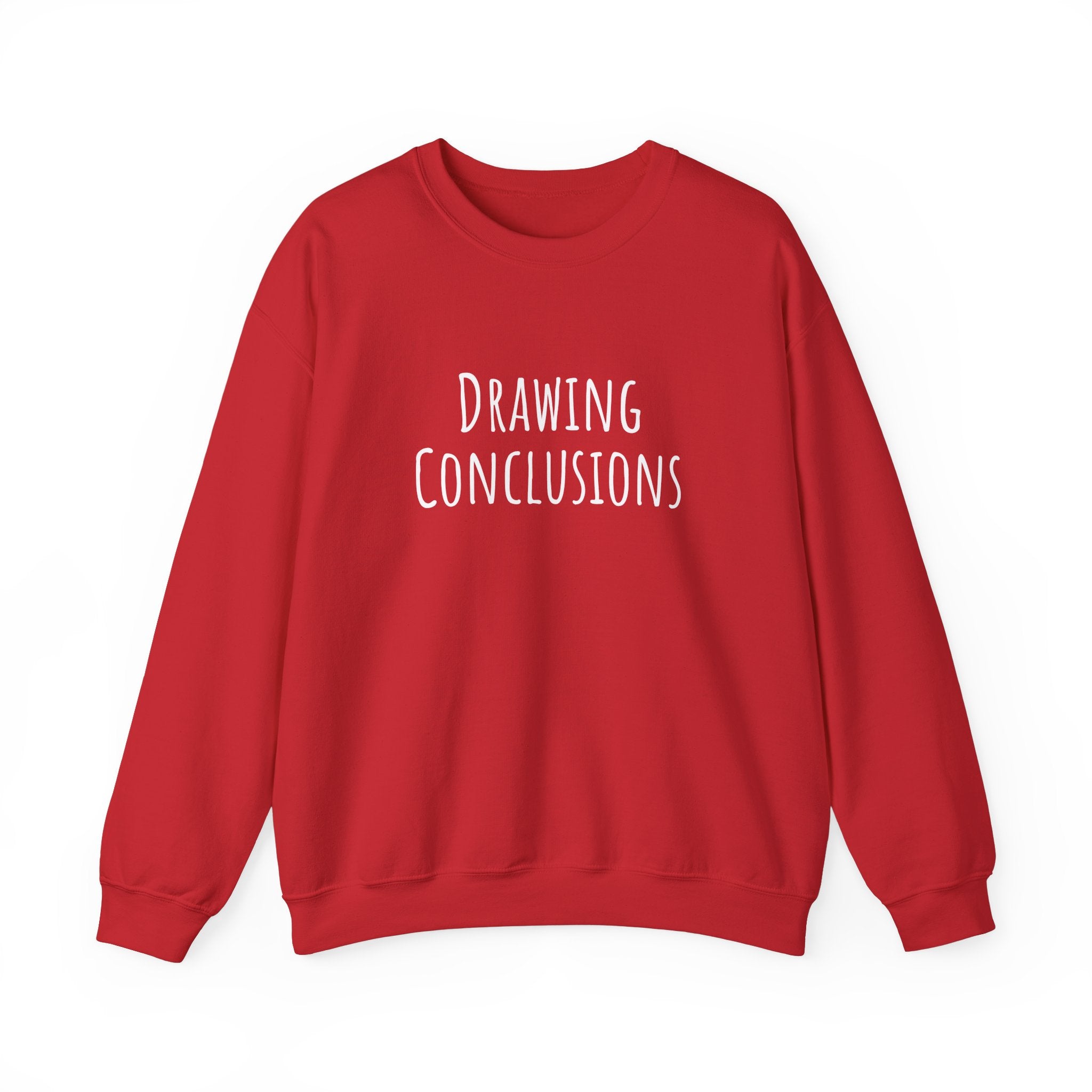 Unisex Artist Sweatshirt | Drawing Conclusions | Art Pun Series Gift - Mythos Design