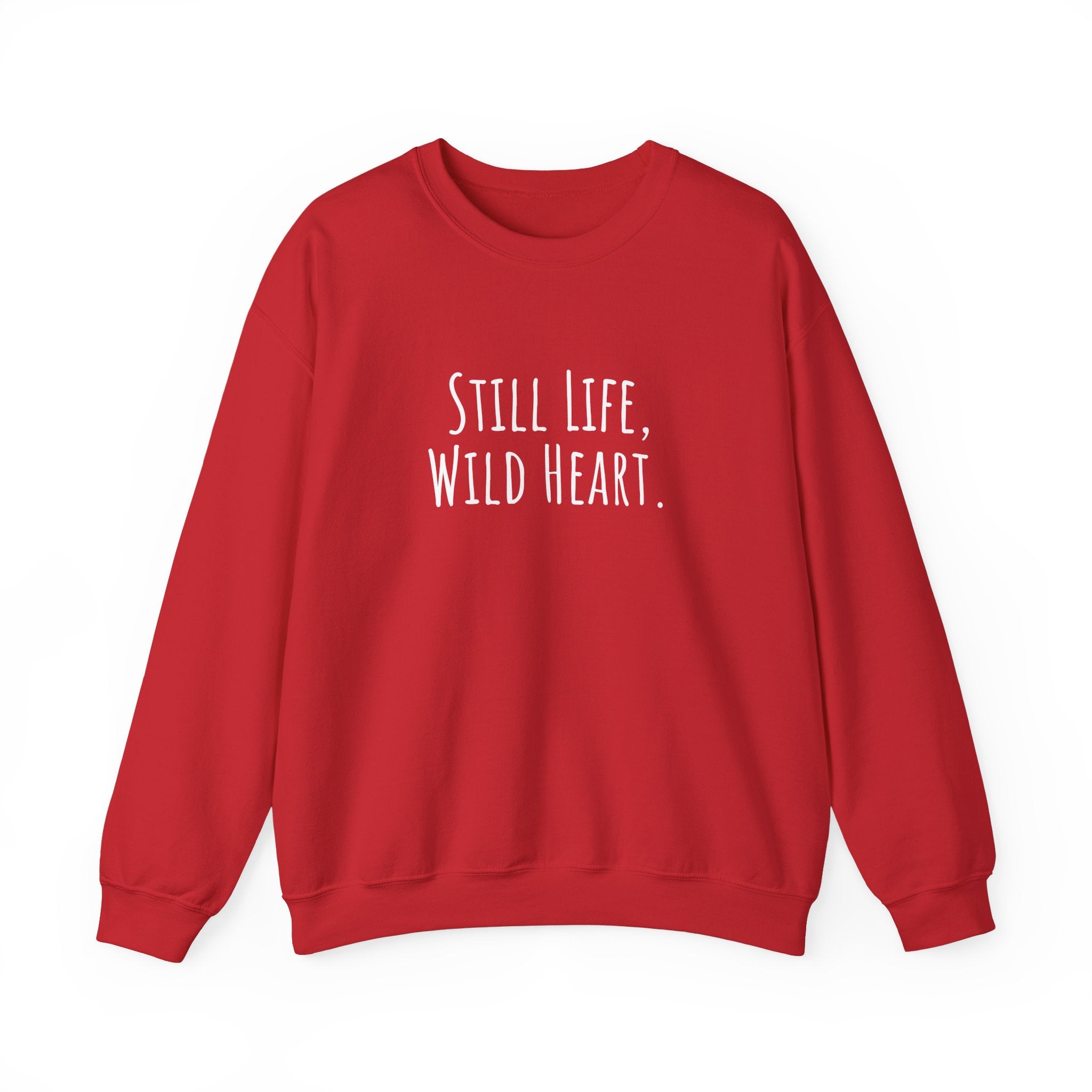 Unisex Artist Sweatshirt | Still Life, Wild Heart | Art Pun Series Gift - Mythos Design