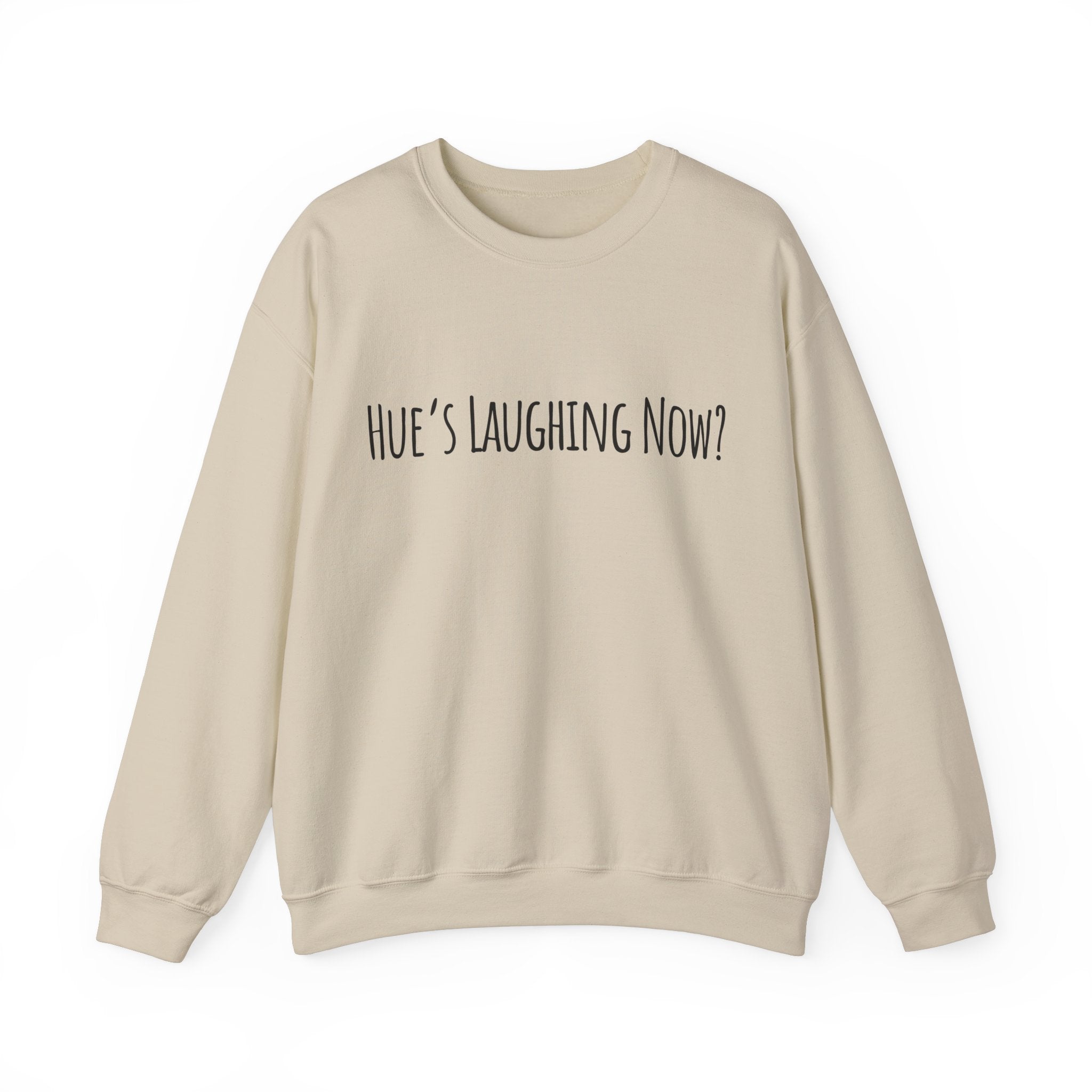 Unisex Artist Sweatshirt | Hue's Laughing Now? | Art Pun Series Gift - Mythos Design