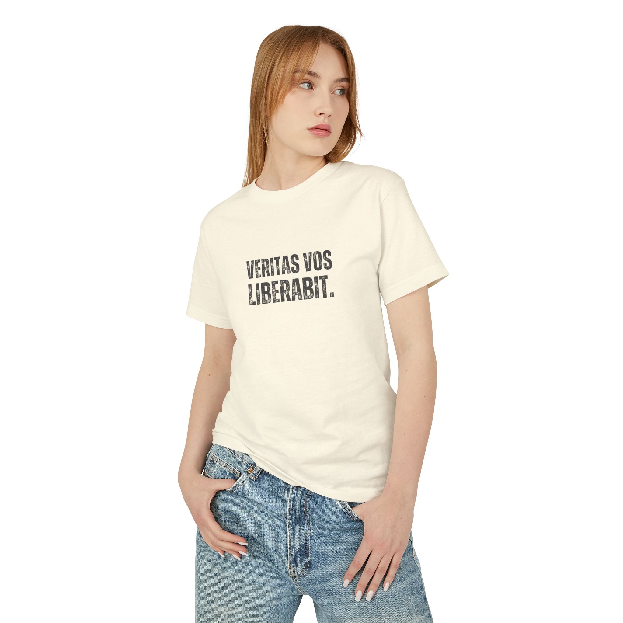 Unisex Ancient Quotes Shirt | Veritas Vos Liberabit | Inspirational Gift Tee - Mythos Design