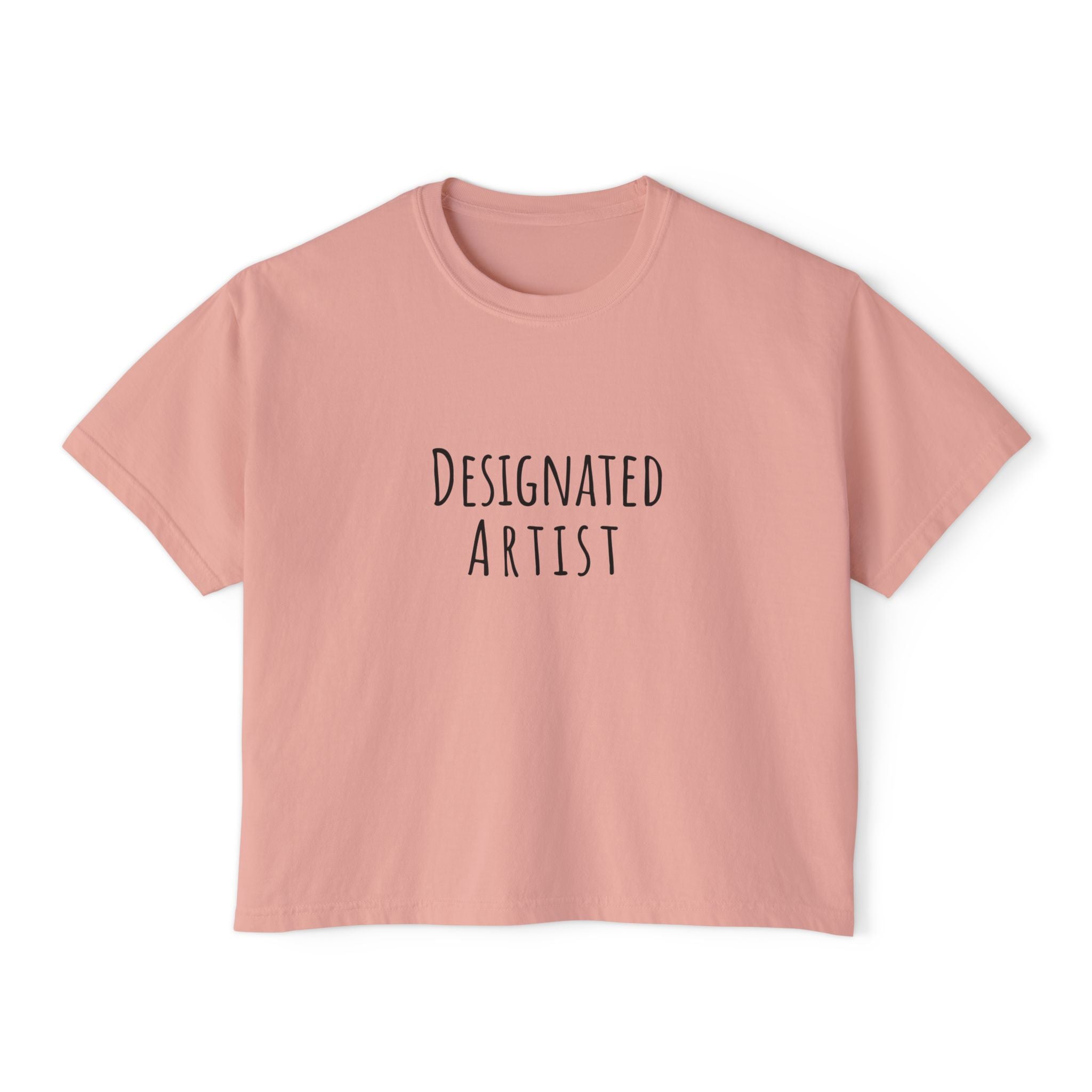 Boxy Artist Shirt | Designated Artist | Art Pun Series Gift - Mythos Design