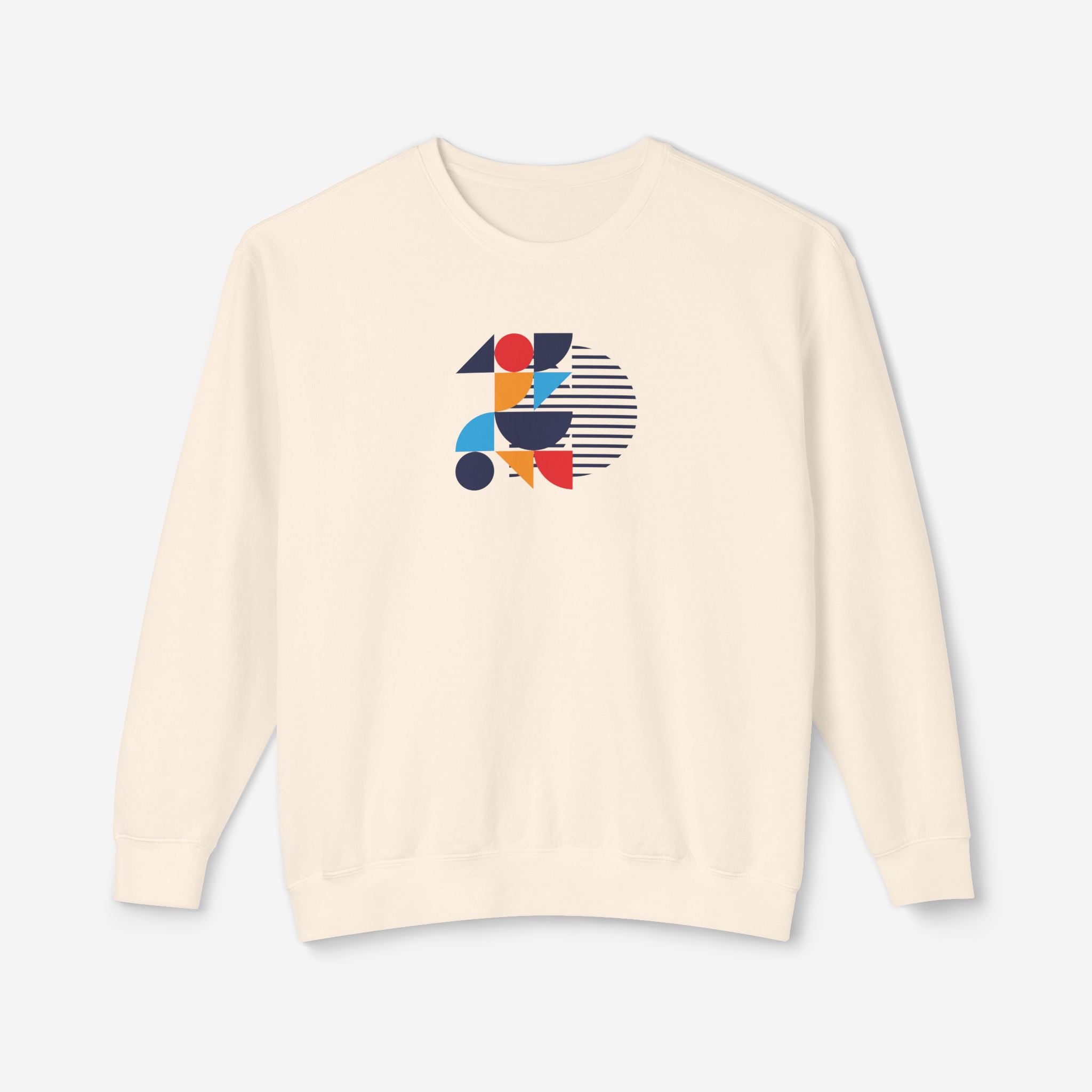 Bauhaus Collection, Wheels of Life | Circular Cotton Sweatshirt - Mythos Design