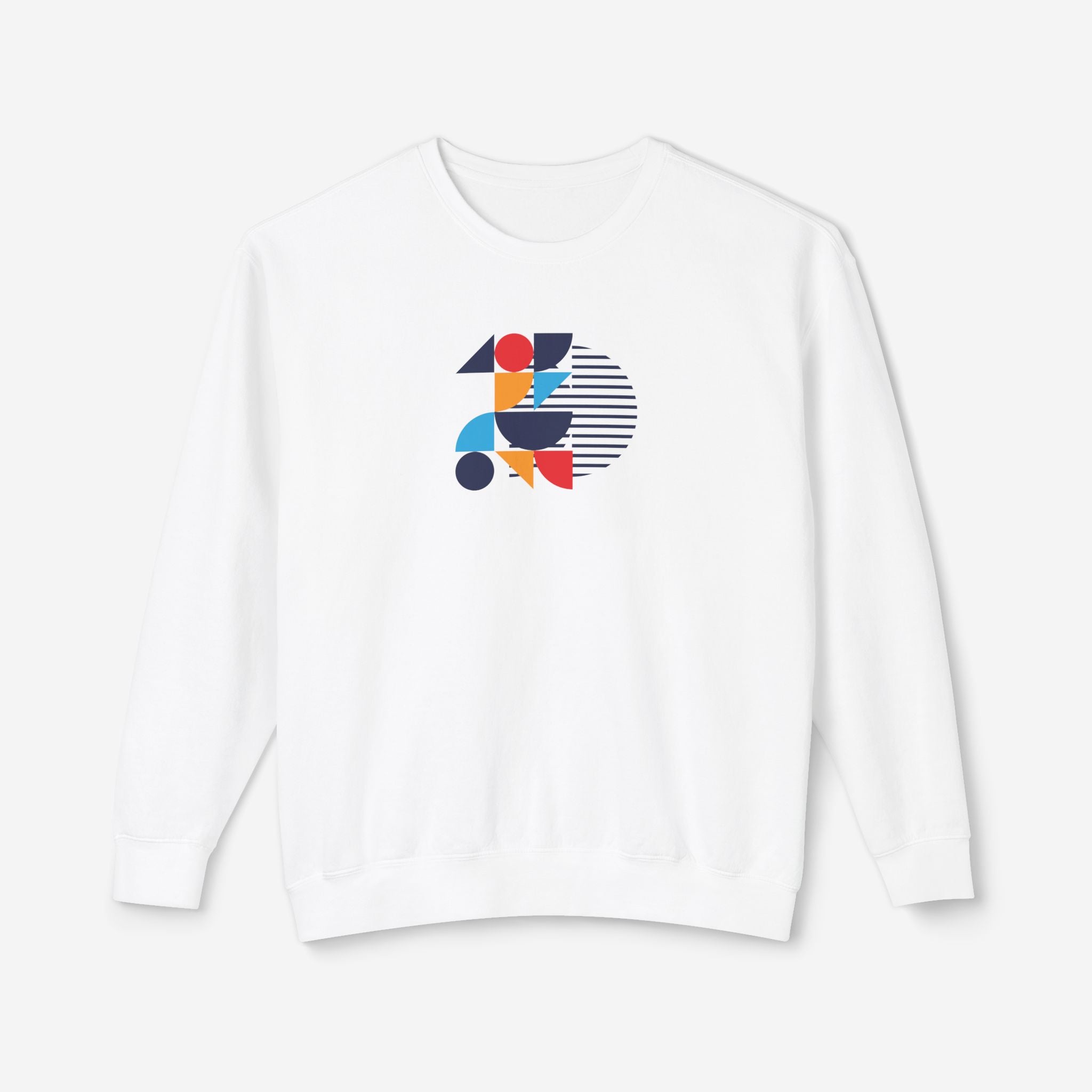 Bauhaus Collection, Wheels of Life | Circular Cotton Sweatshirt - Mythos Design