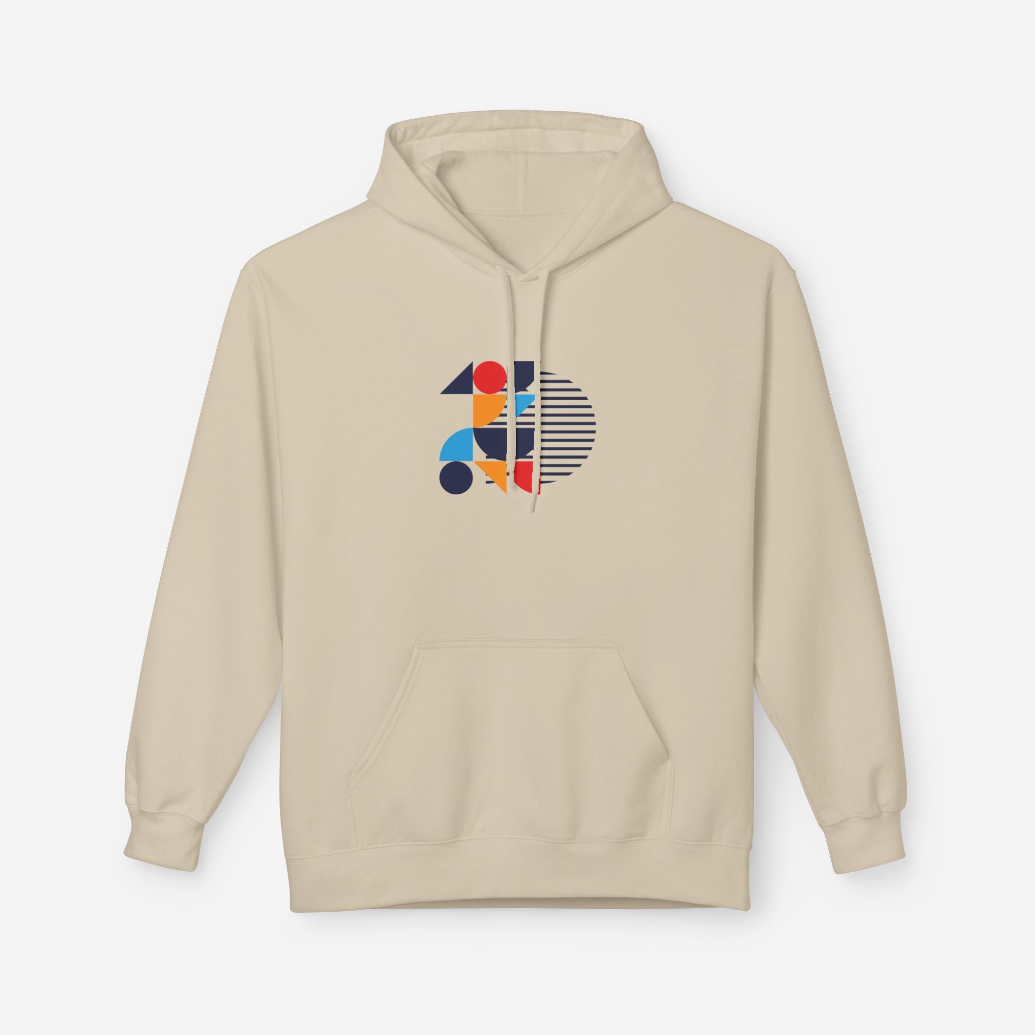 Bauhaus Hoodie, Wheels of Life | Geometric Art Sweatshirt - Mythos Design