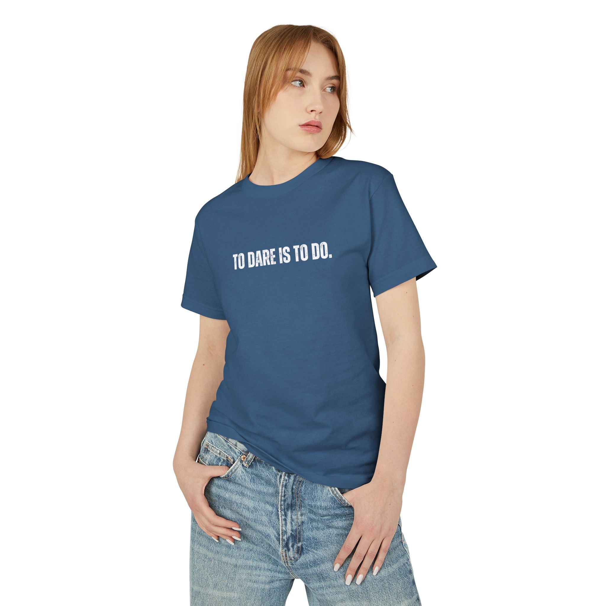 Unisex Ancient Quotes Shirt | To Dare is to Do | Inspirational Gift Tee - Mythos Design