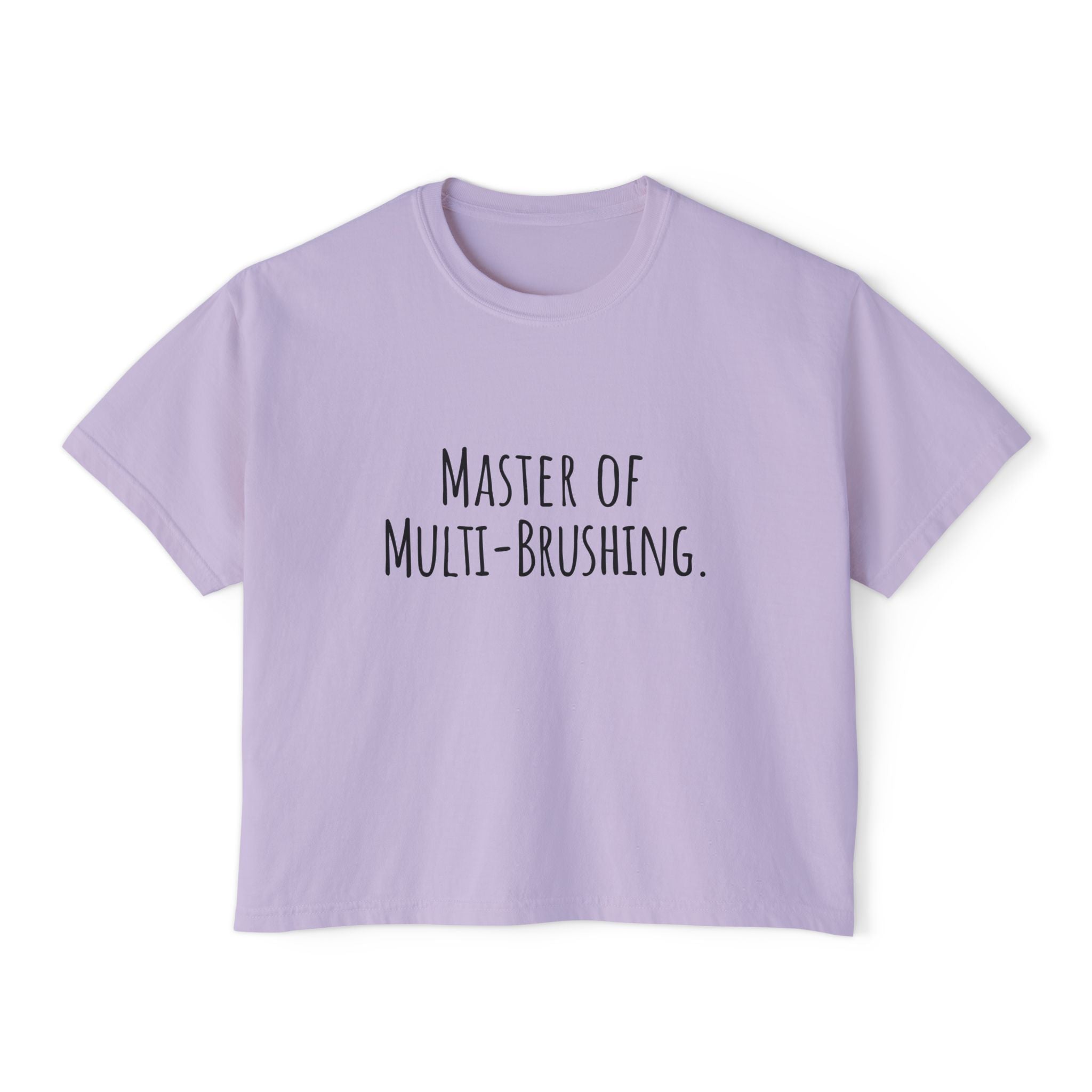 Boxy Artist Shirt | Master of Multi-Brushing | Art Pun Series Gift - Mythos Design
