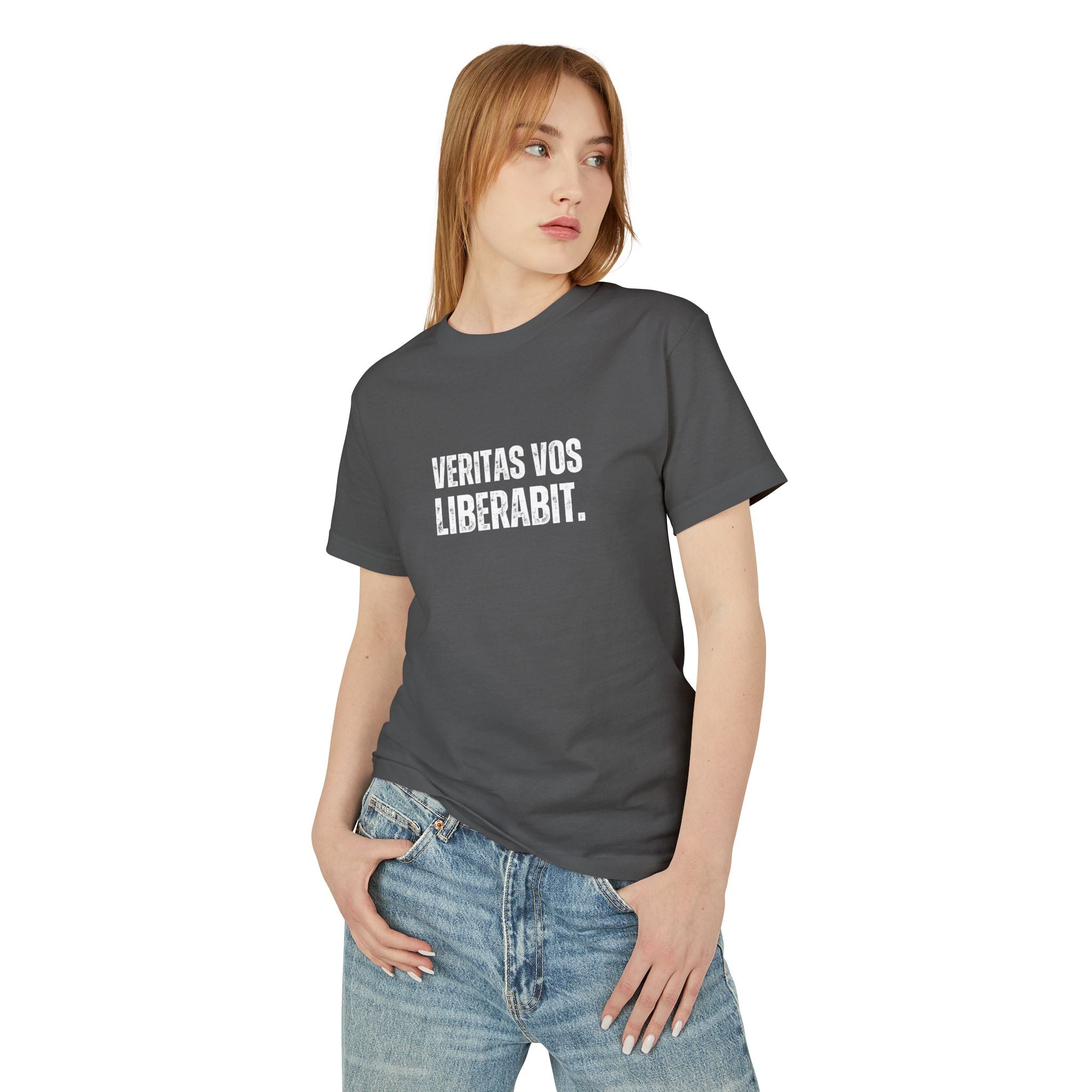Unisex Ancient Quotes Shirt | Veritas Vos Liberabit | Inspirational Gift Tee - Mythos Design