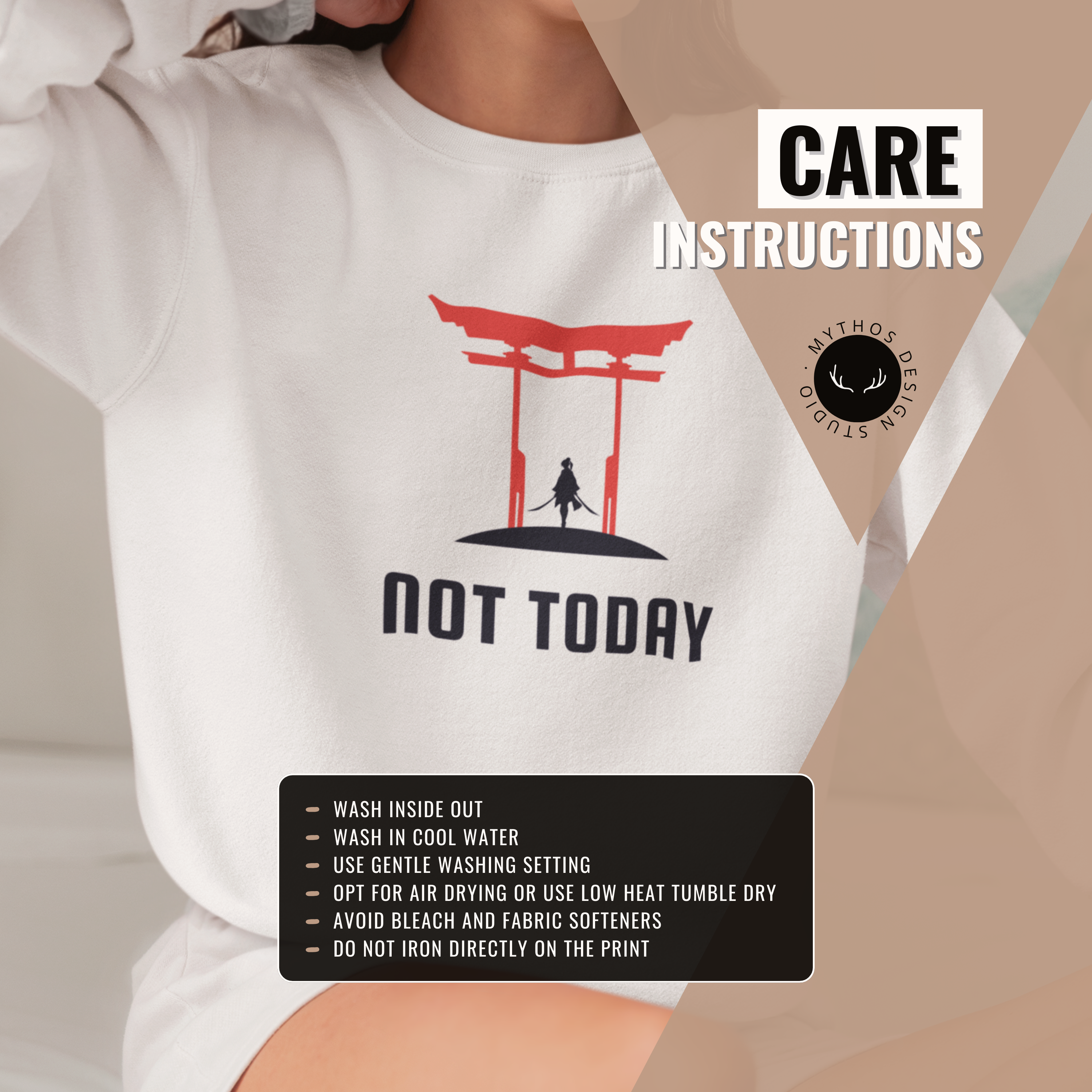 Not Today Sweatshirt | Positive Affirmation Gift for Her - Mythos Design