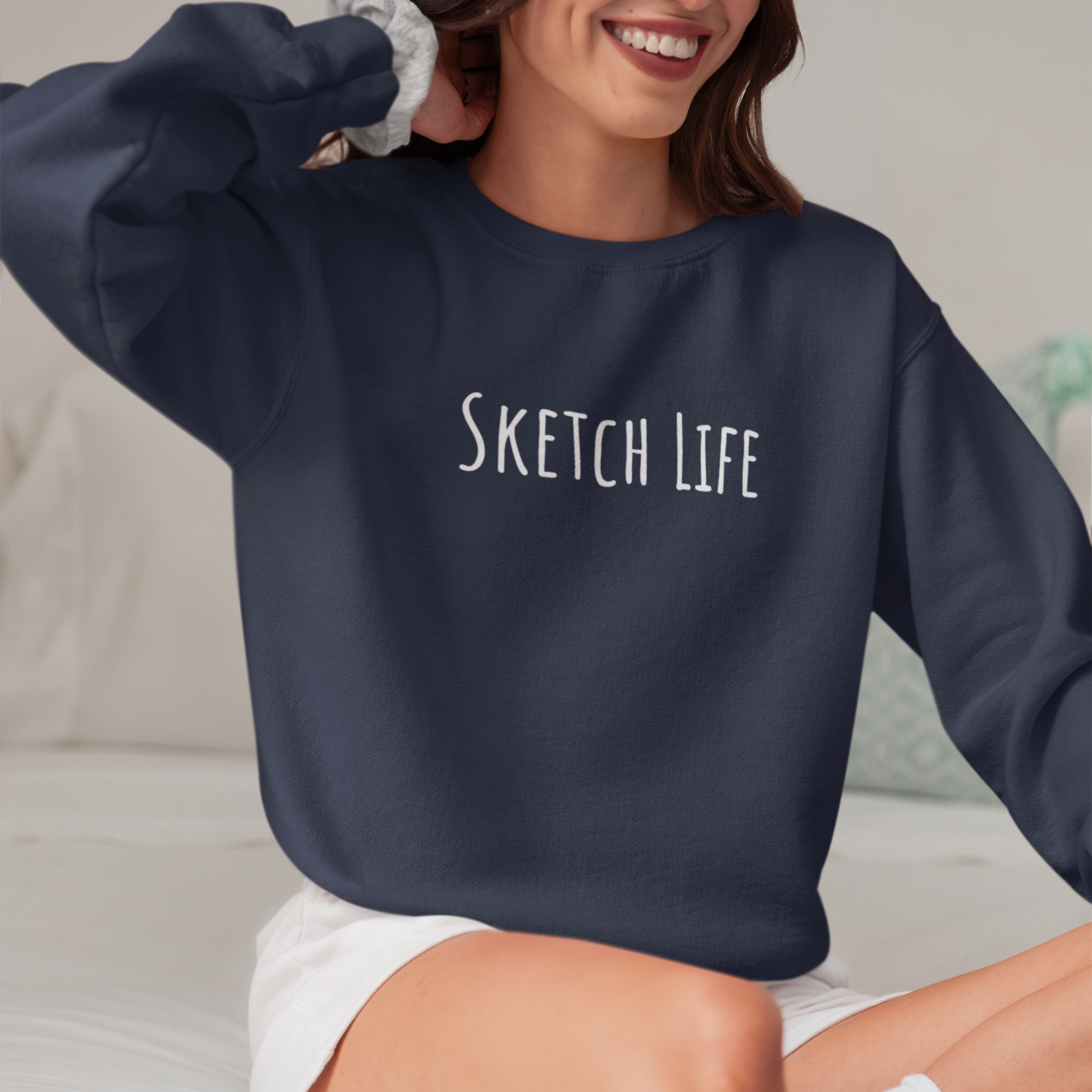 Unisex Artist Sweatshirt | Sketch Life | Art Pun Series Gift - Mythos Design