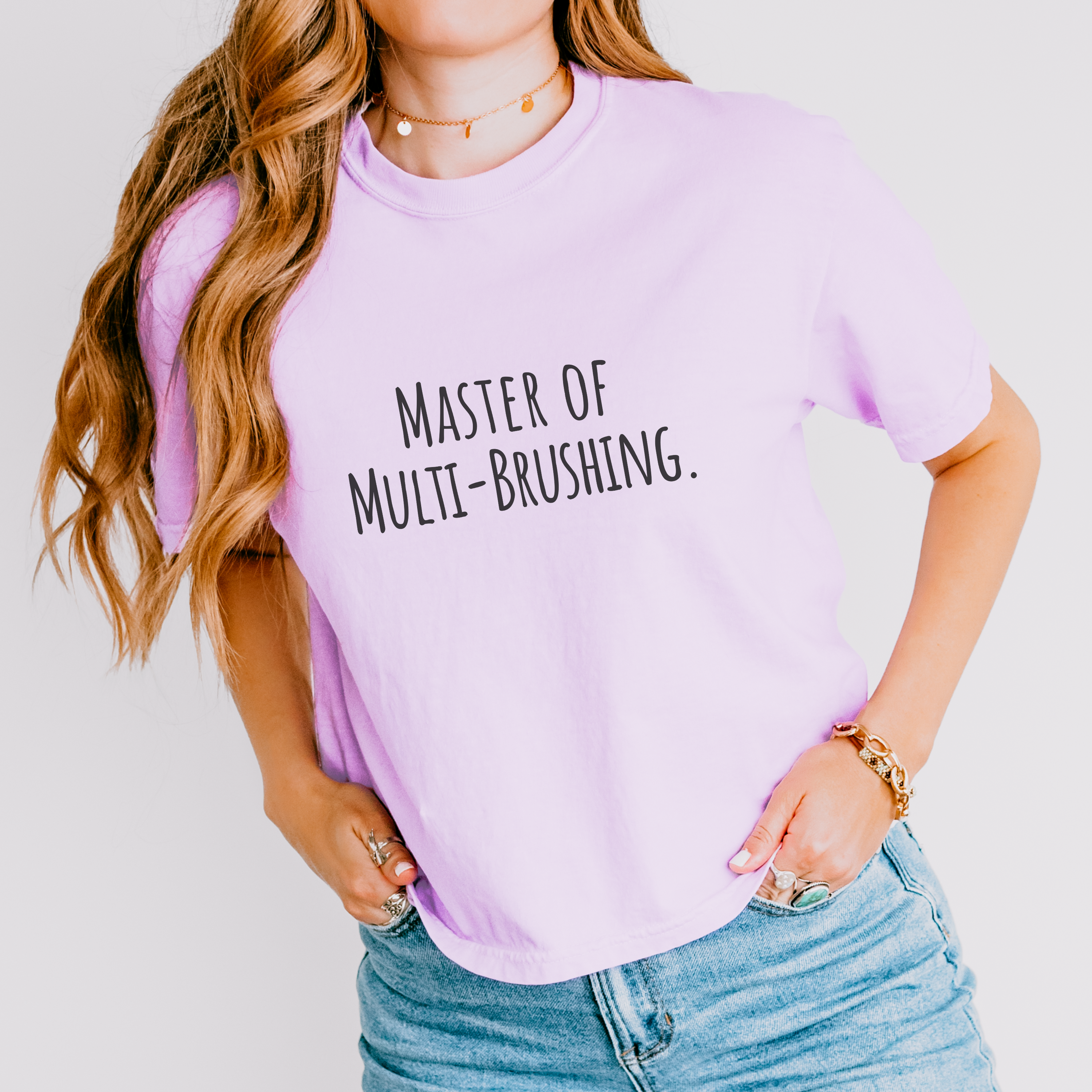 Boxy Artist Shirt | Master of Multi-Brushing | Art Pun Series Gift - Mythos Design