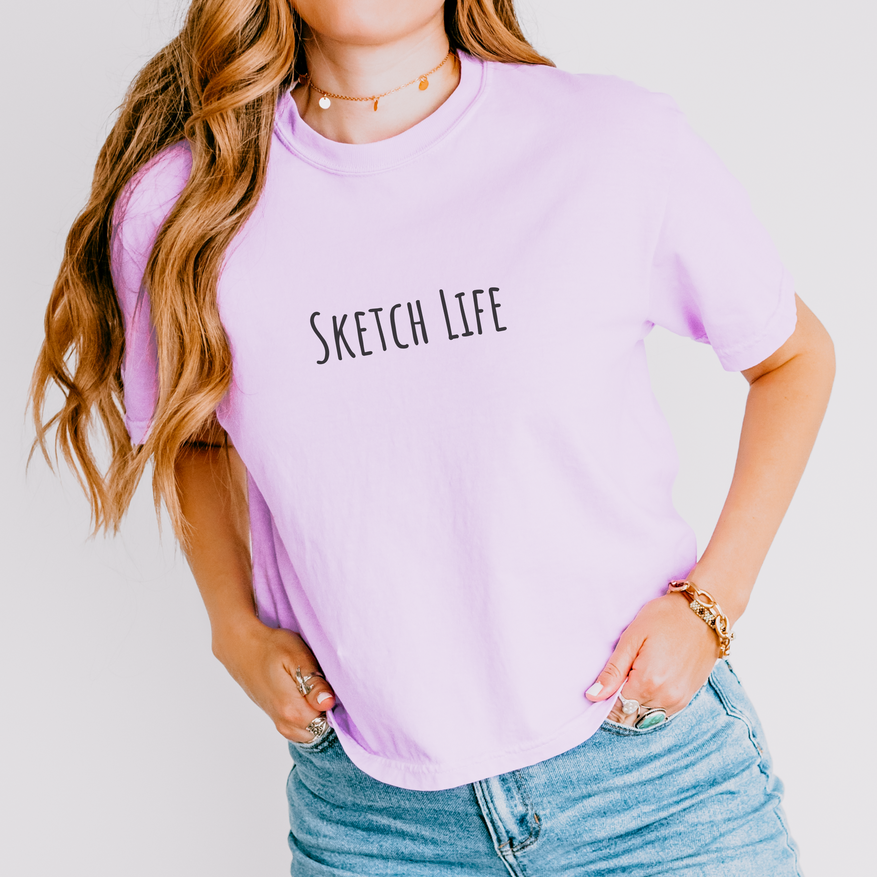 Boxy Artist Shirt | Sketch Life | Art Pun Series Gift - Mythos Design