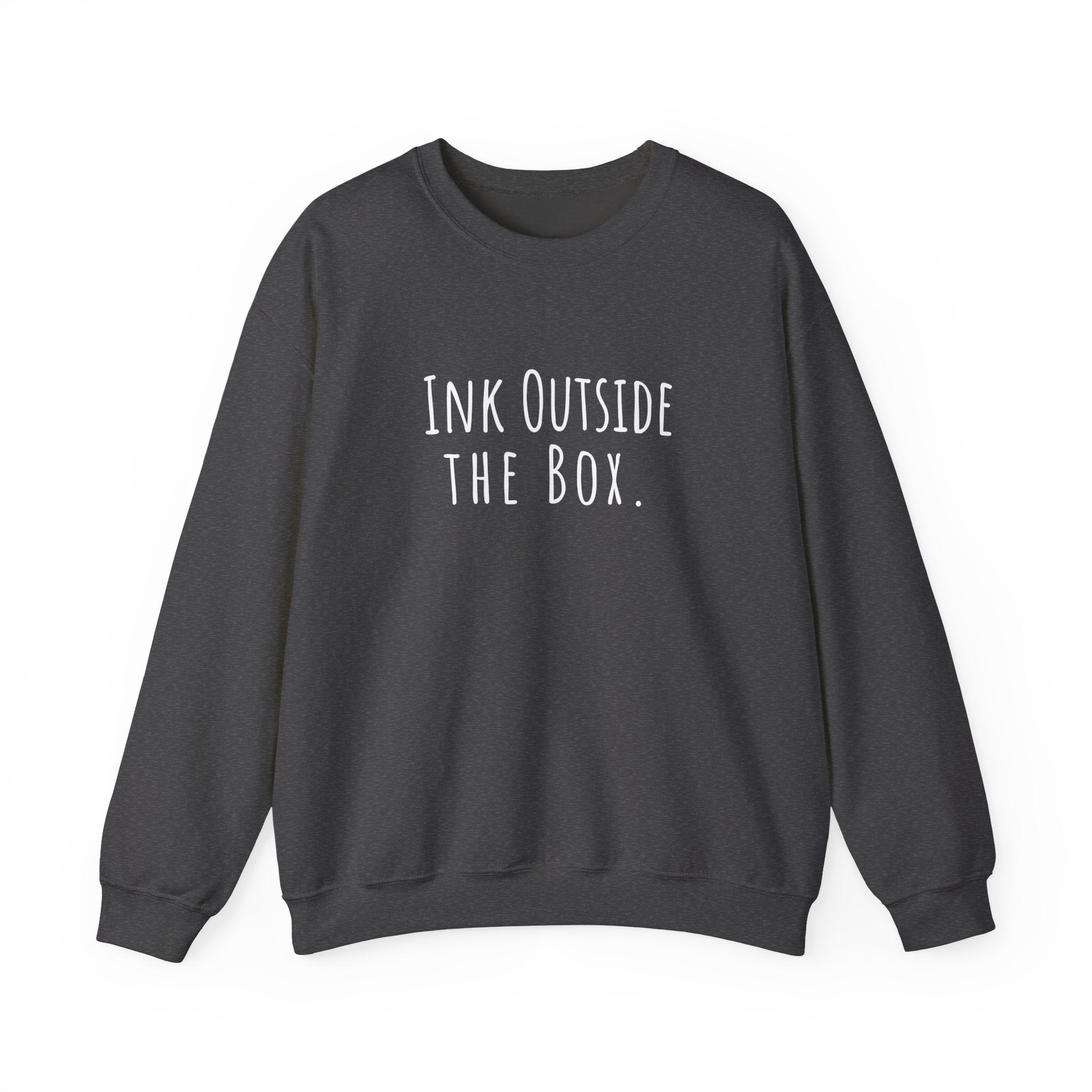 Unisex Artist Sweatshirt | Ink Outside the Box | Art Pun Series Gift - Mythos Design