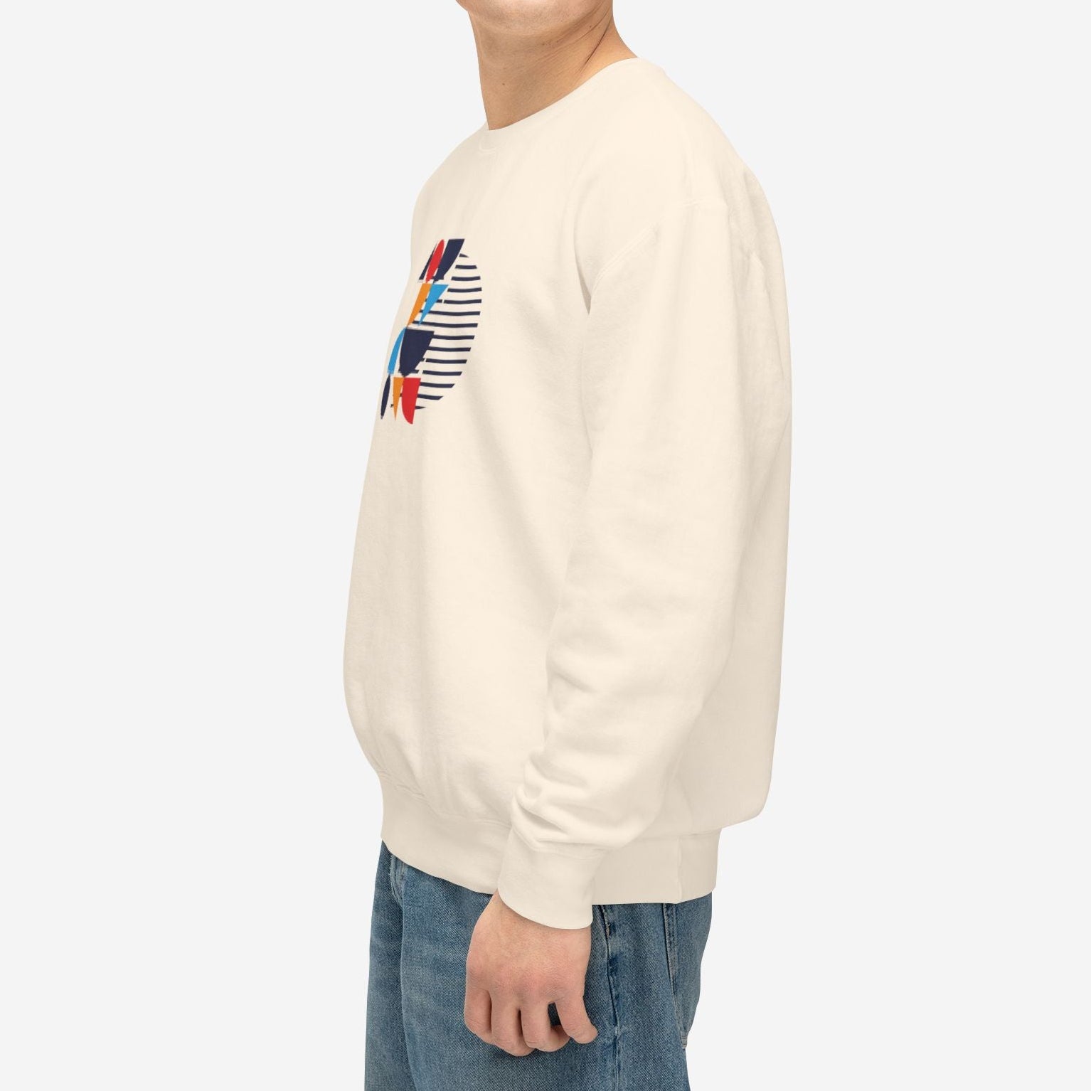 Bauhaus Collection, Wheels of Life | Circular Cotton Sweatshirt - Mythos Design