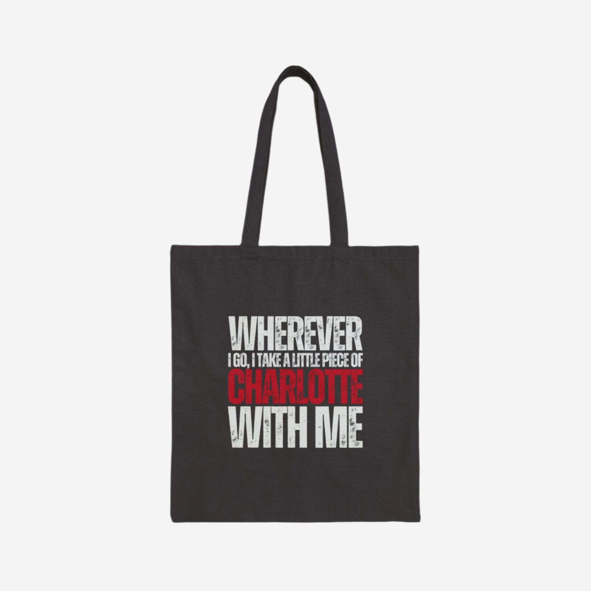 Canvas Tote Bag, Charlotte | Cities Collection - Mythos Design