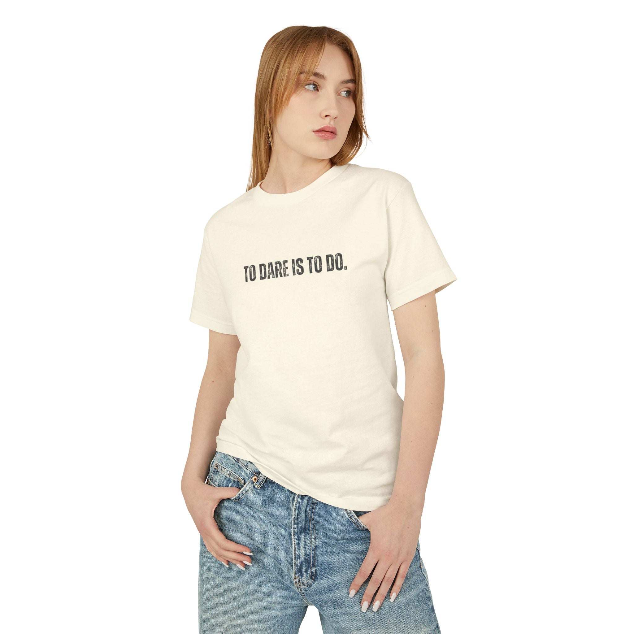 Unisex Ancient Quotes Shirt | To Dare is to Do | Inspirational Gift Tee - Mythos Design