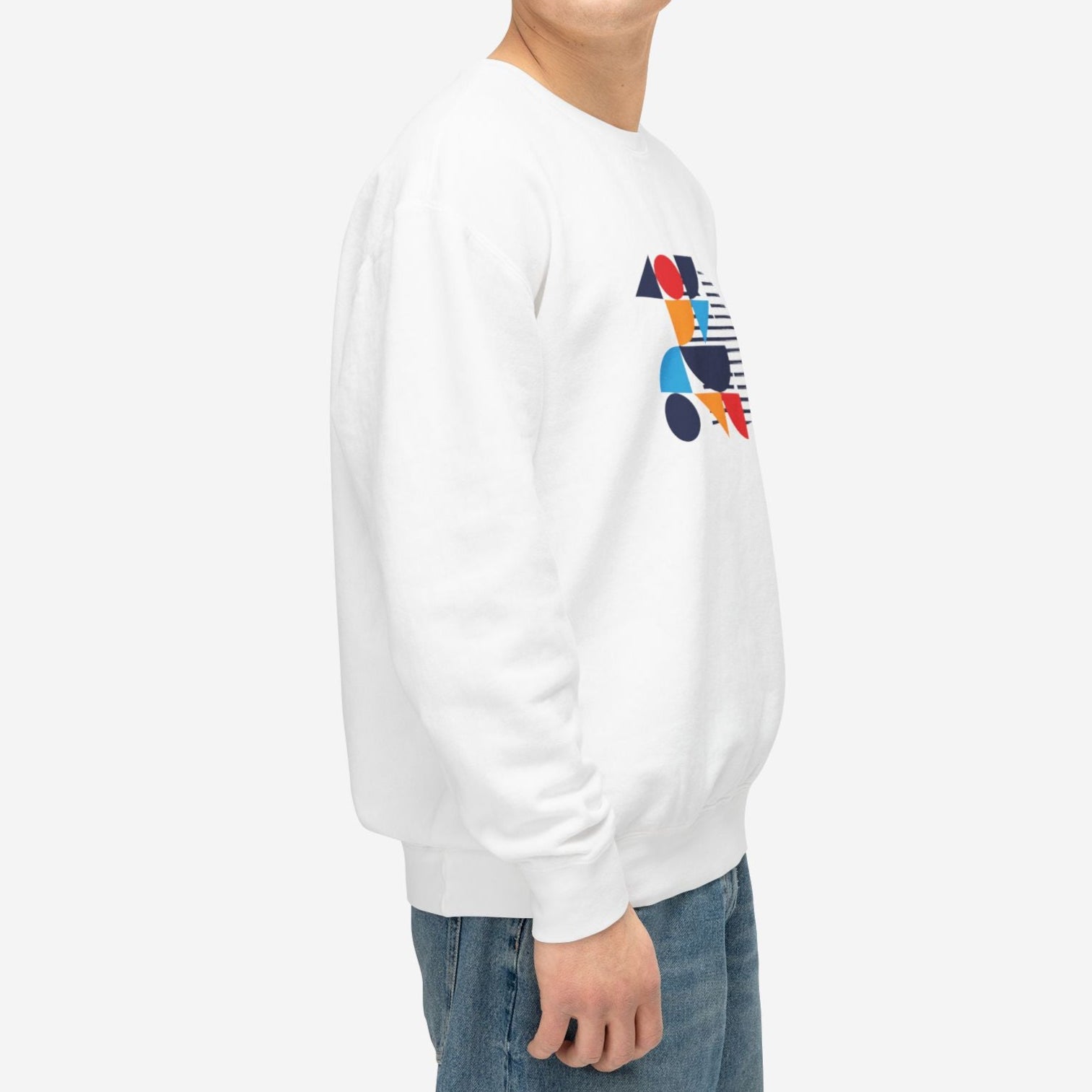 Bauhaus Collection, Wheels of Life | Circular Cotton Sweatshirt - Mythos Design