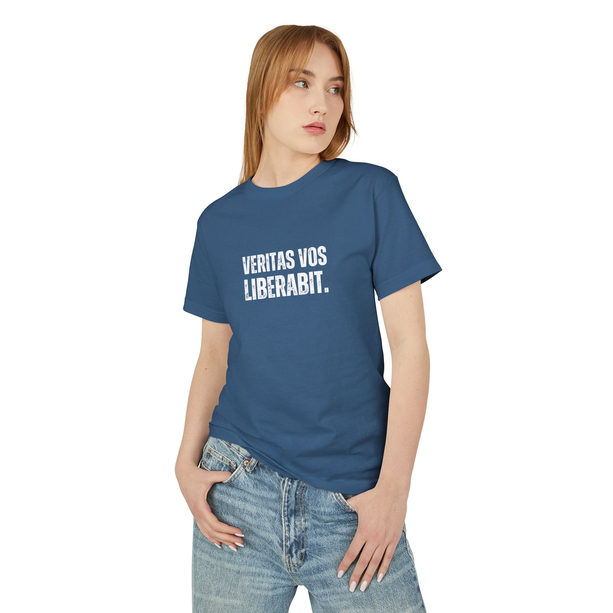Unisex Ancient Quotes Shirt | Veritas Vos Liberabit | Inspirational Gift Tee - Mythos Design