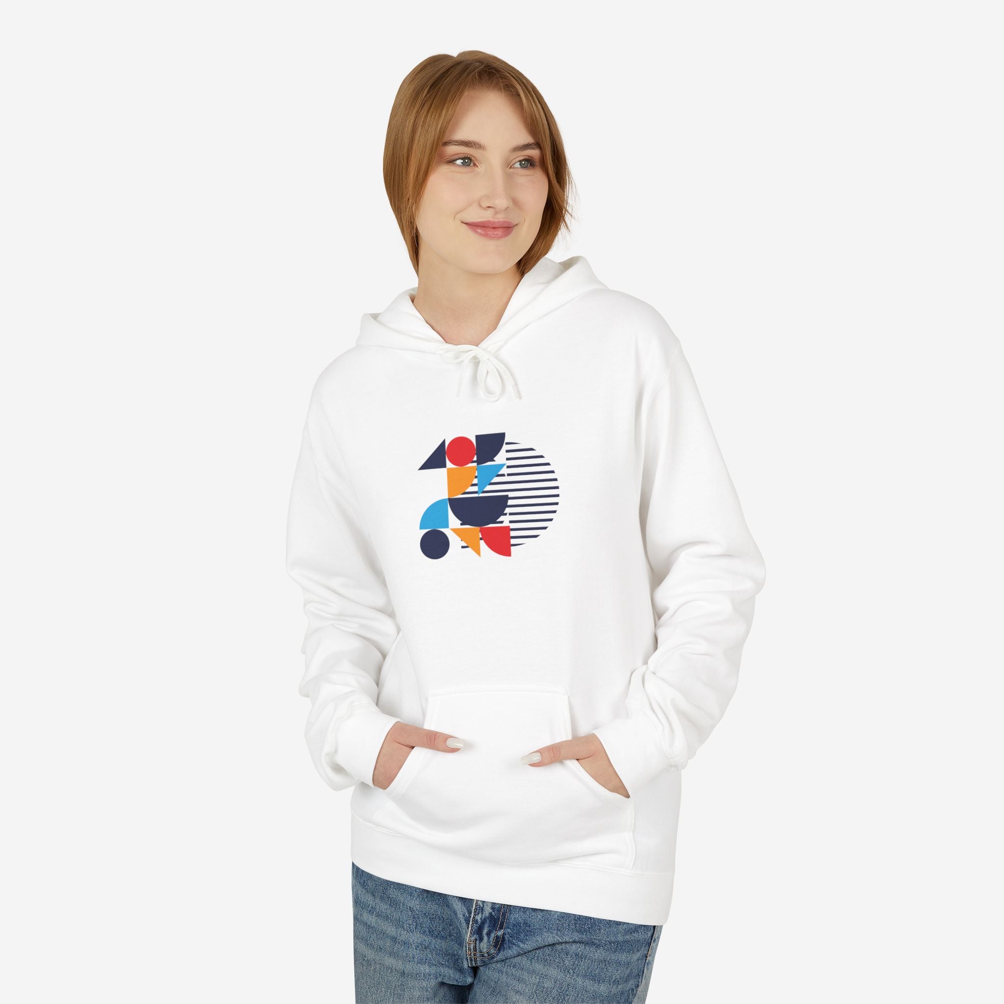 Bauhaus Hoodie, Wheels of Life | Geometric Art Sweatshirt - Mythos Design