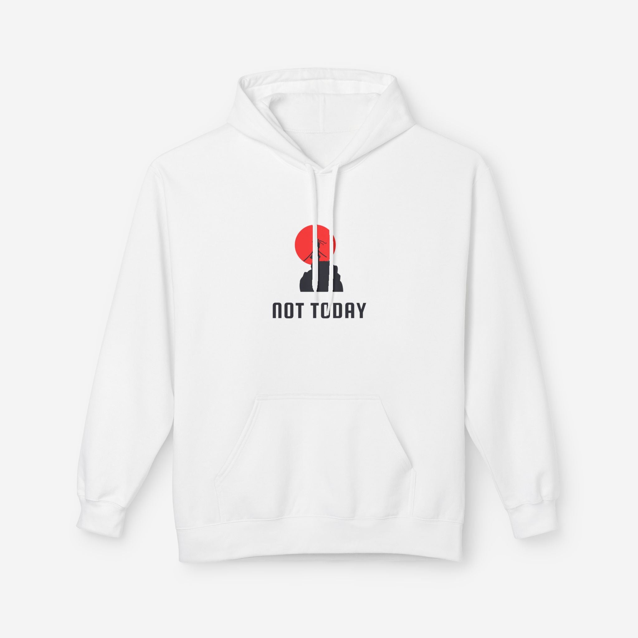 Not Today Hoodie, Mountain Warrior | Samurai Sweatshirt - Mythos Design