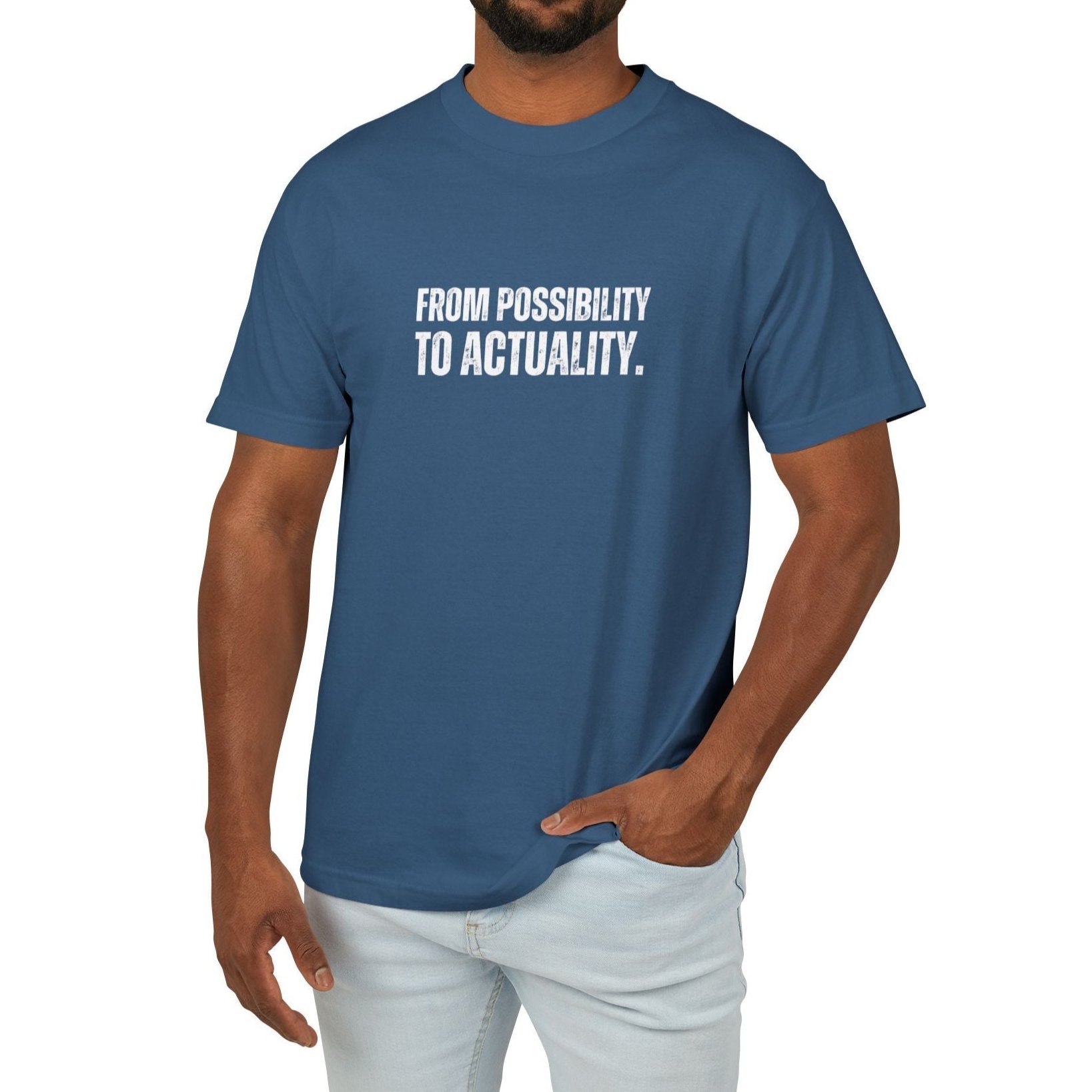 Unisex Ancient Quotes Shirt | From Possibility to Actuality | Inspirational Gift Tee - Mythos Design