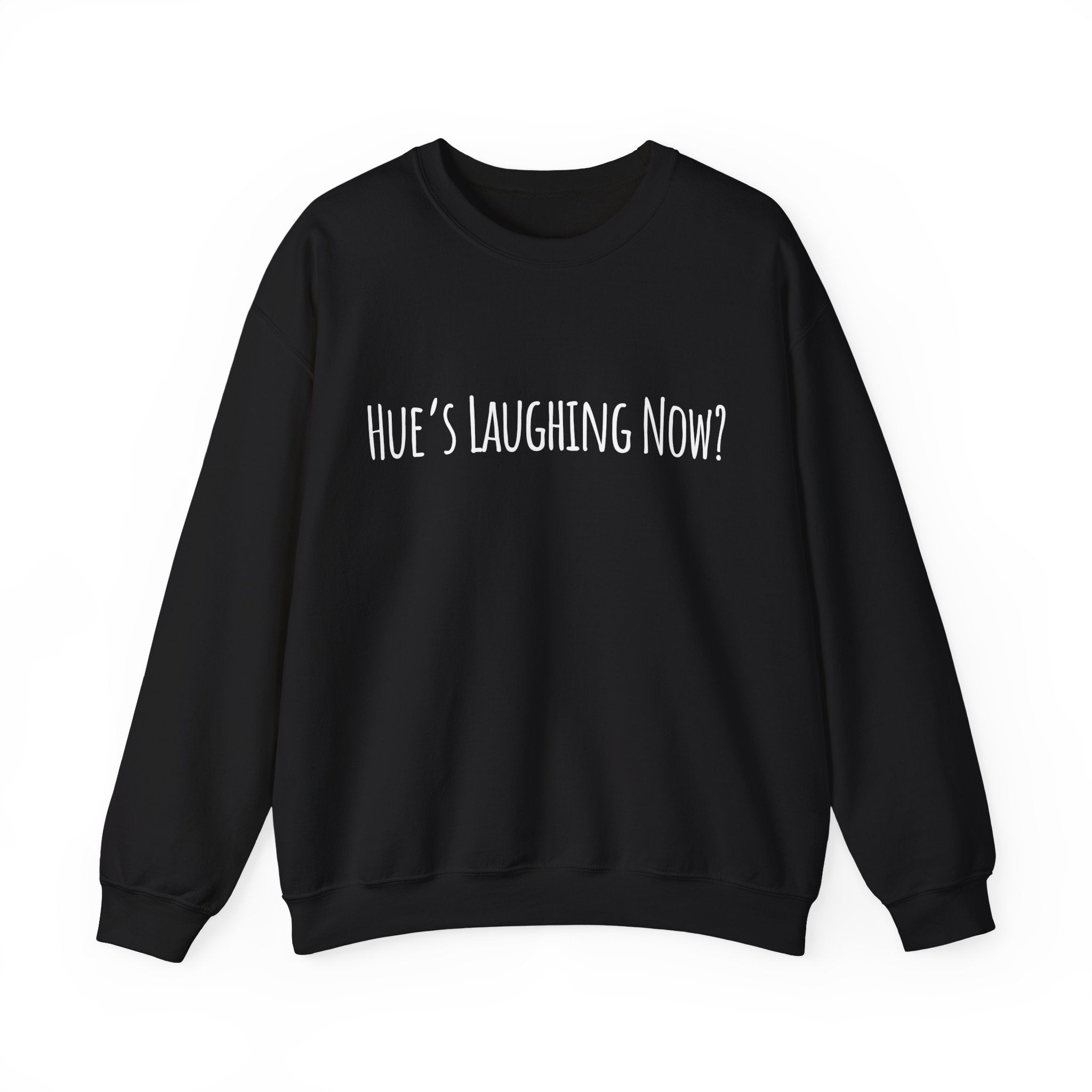Unisex Artist Sweatshirt | Hue's Laughing Now? | Art Pun Series Gift - Mythos Design