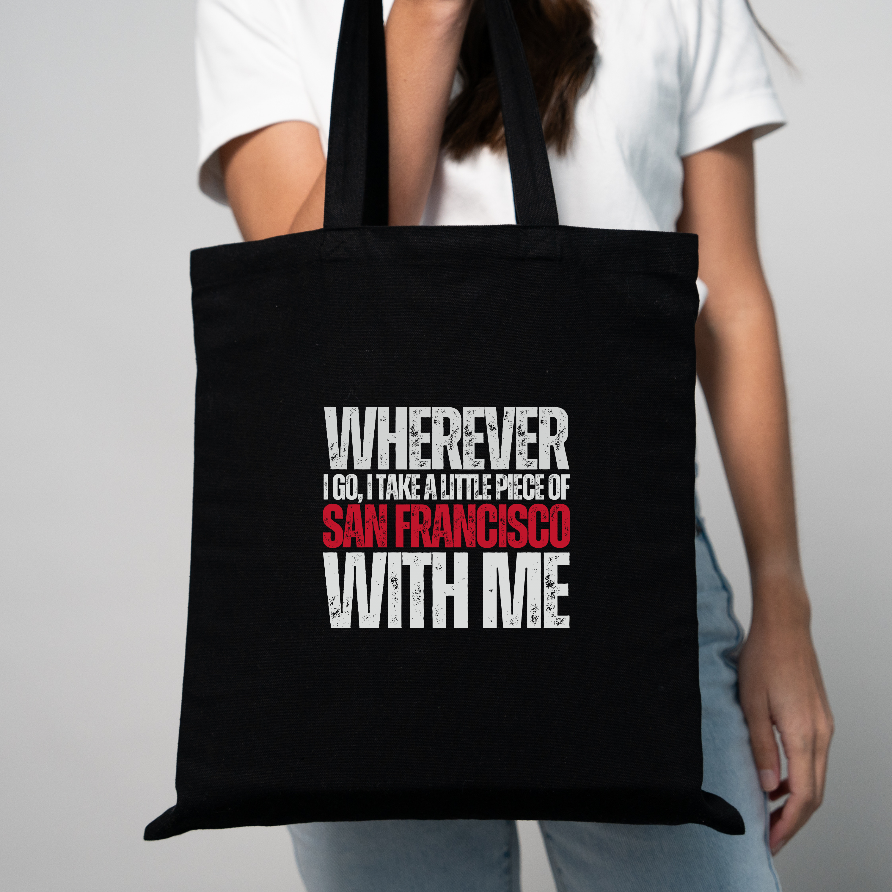 Canvas Tote Bag, San Francisco | Cities Collection - Mythos Design