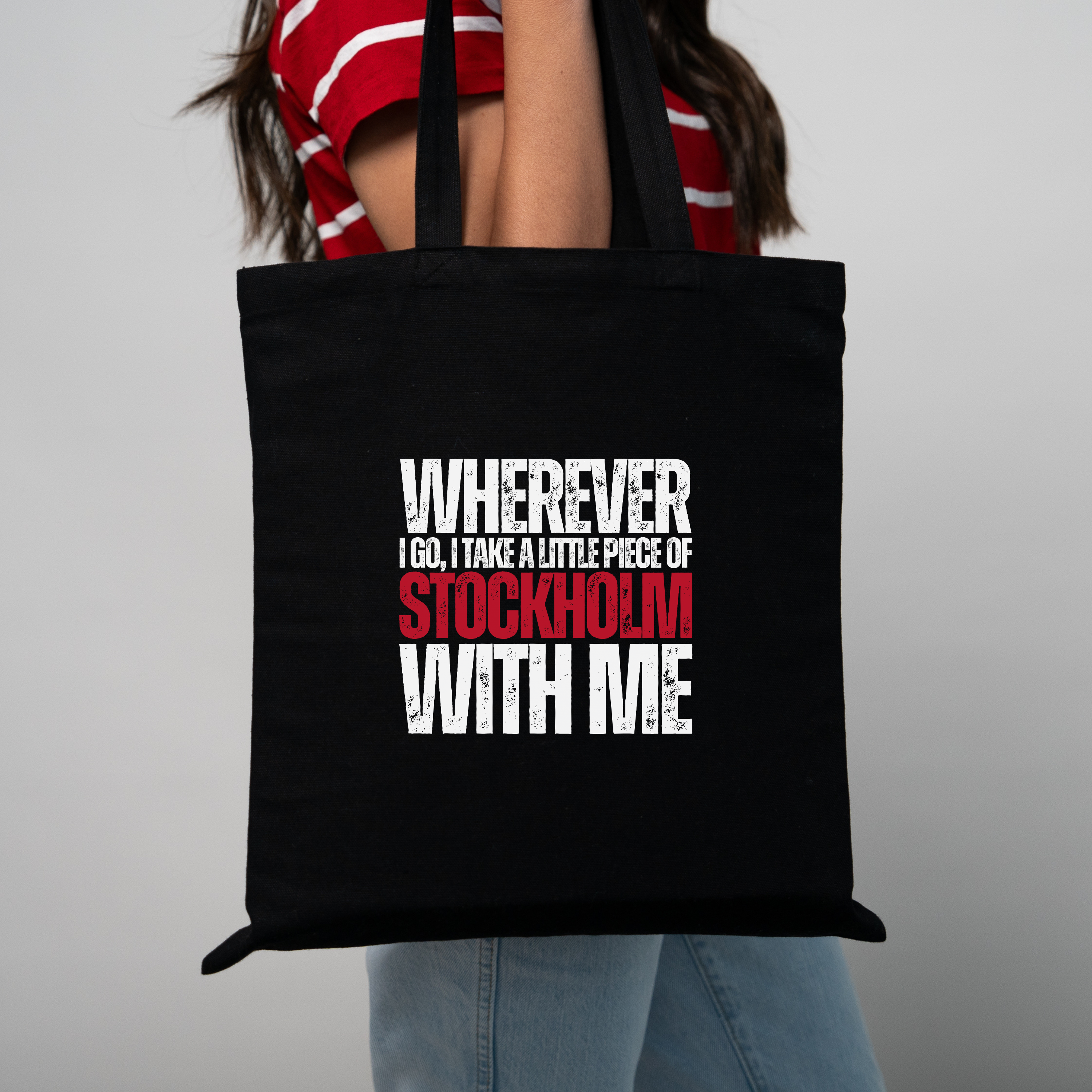Canvas Tote Bag, Stockholm | European Cities Collection - Mythos Design